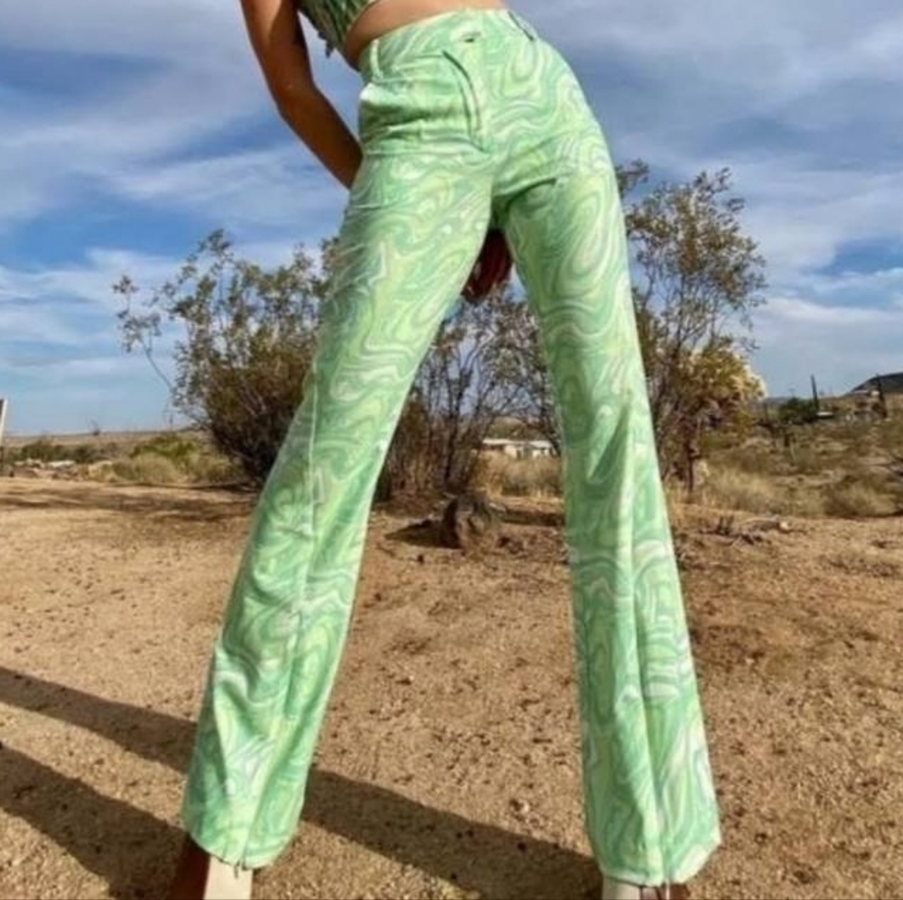 House of Sunny Paradise Pants Green